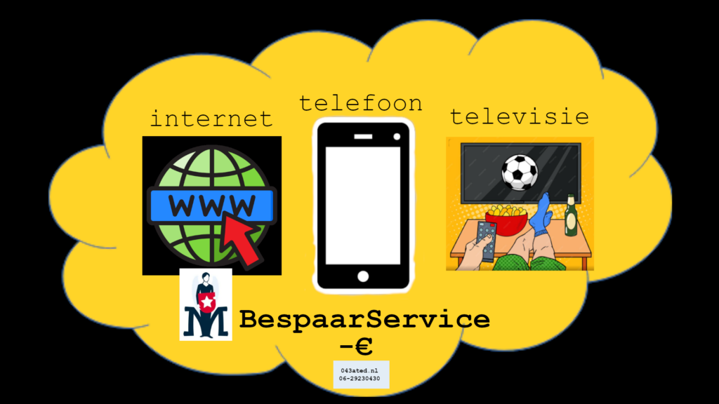 Bespaar op je vaste lasten voor internet tv en mobiel